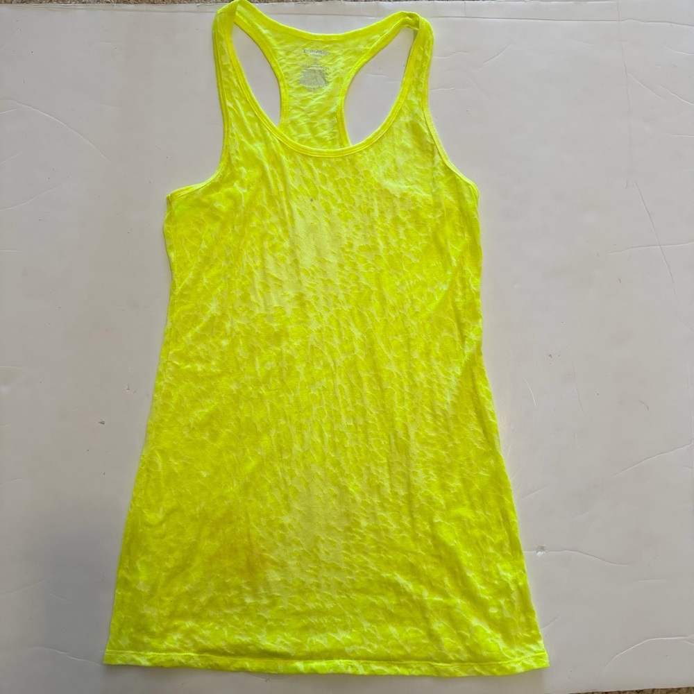 Express Neon Yellow Tank Top